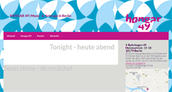 Desktop Screenshot of hangar49.de